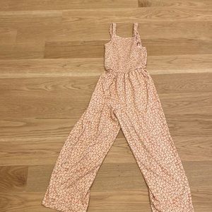 Zara romper, size 11-12, pink with white flowers.